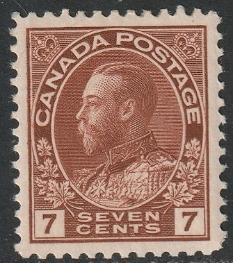 Canada 1924 Sc 114 MH* dry printing