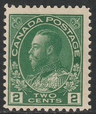 Canada 1922 Sc 107 MNH** green wet printing