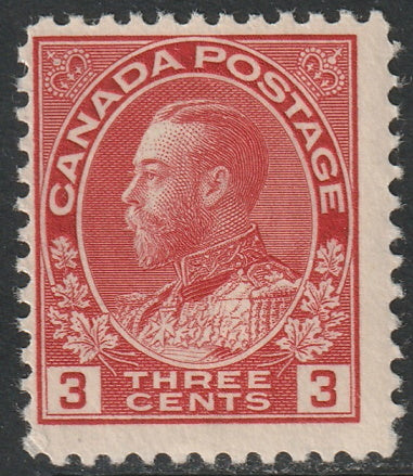 Canada 1924 Sc 109c MNH** die II minor gum disturbance