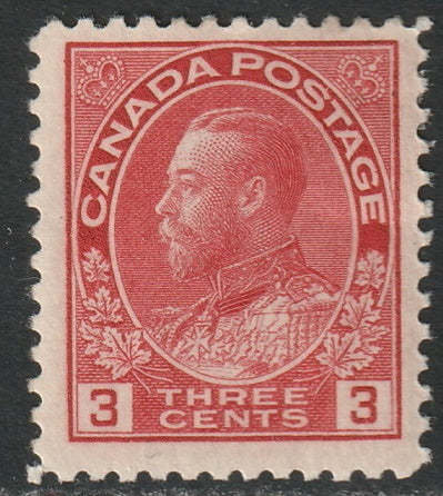 Canada 1923 Sc 109d MLH** die I rose carmine