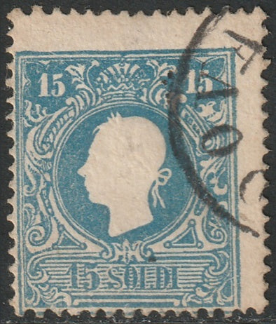 Lombardy Venetia 1859 Sc 12d used Padova cancel thin type II