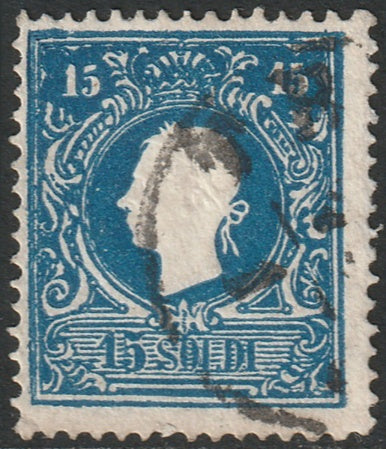 Lombardy Venetia 1859 Sc 12 used Treviso cancel type II