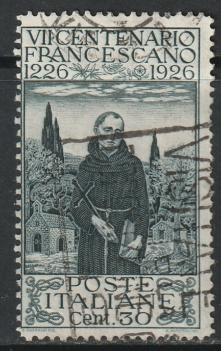 Italy 1926 Sc 181a used perf 13.5