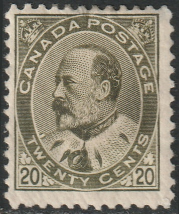 Canada 1904 Sc 94 MH* disturbed gum/small thins