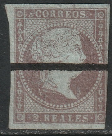 Spain 1855 Sc 39 specimen (muestra)