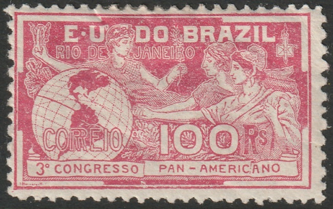 Brazil 1906 Sc 172 MH* creases