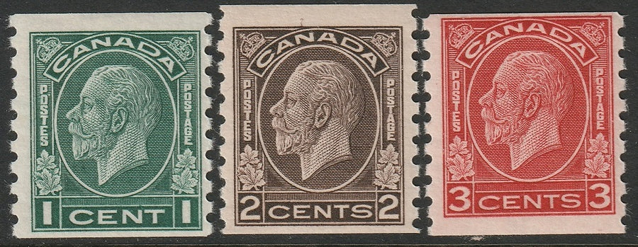 Canada 1933 Sc 205-7 coil set MNH**