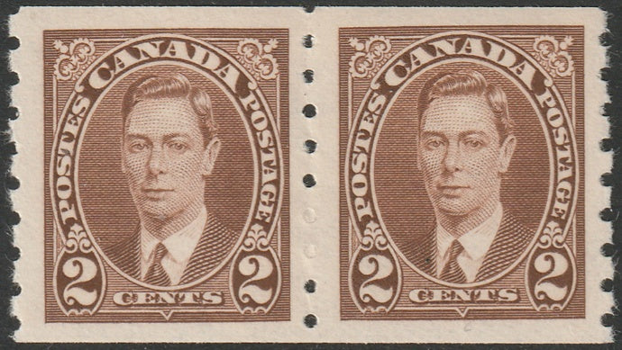 Canada 1937 Sc 239 coil pair MNH**