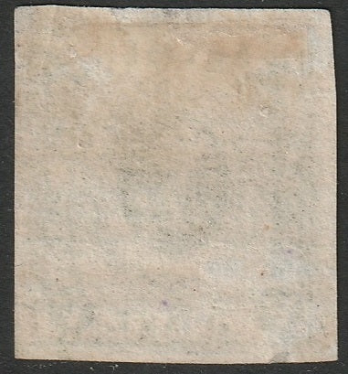 Bremen 1859 Sc 4a used chalky paper Bremen box cancel tiny edge thins