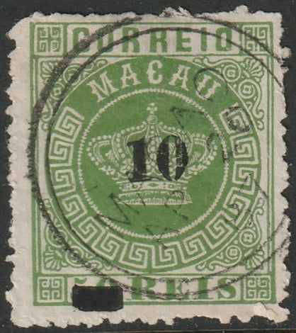 Macao 1885 Sc 23 used