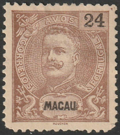 Macao 1898 Sc 98 MNG(*)