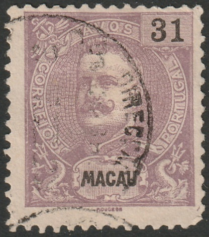 Macao 1898 Sc 99 used