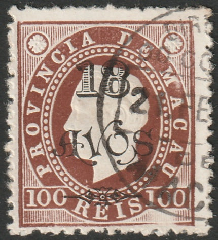 Macao 1902 Sc 116 used