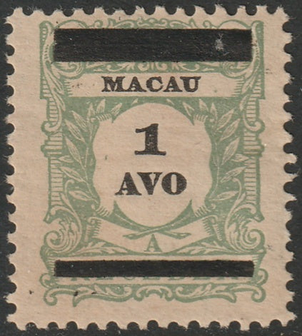 Macao 1910 Sc 145 MNG(*) toning