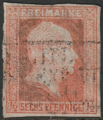 Prussia 1851 Sc 2 used