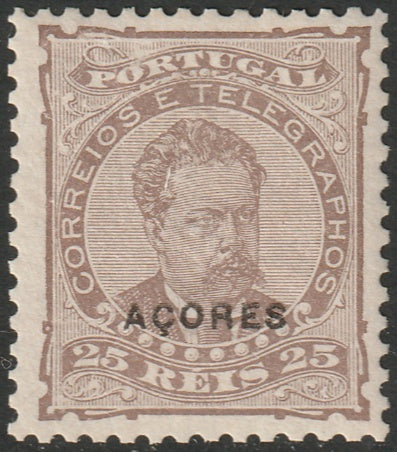 Azores 1882 Sc 50b MNH** ordinary paper