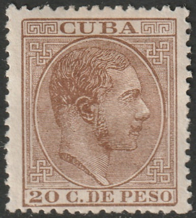 Cuba 1882 Sc 105 MH*