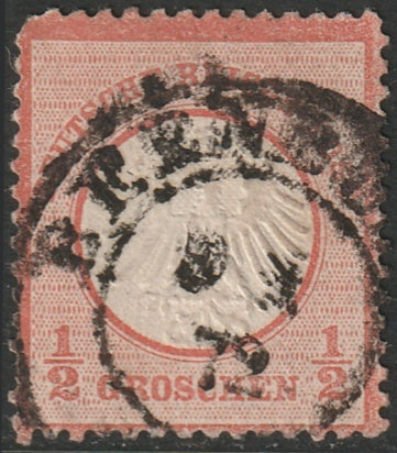 Germany 1872 Sc 3 used Bernburg cancel