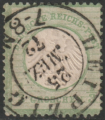 Germany 1872 Sc 2 used Leipzig cancel