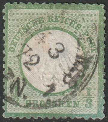 Germany 1872 Sc 2 used thins