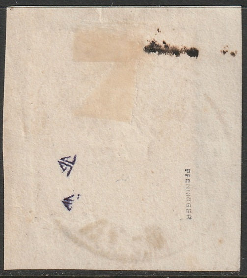 Germany 1872 Sc 8a used Schopfheim cancel signed Pfenninger on piece