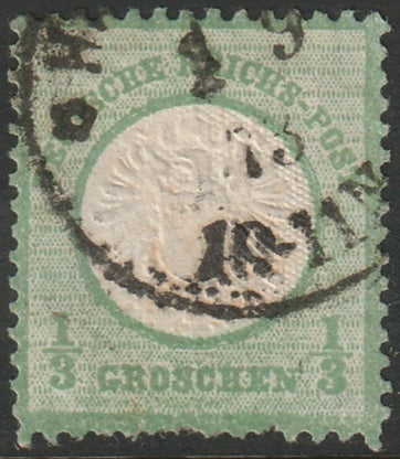 Germany 1872 Sc 15a used damaged bottom perfs
