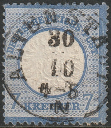 Germany 1872 Sc 24 used Altenstadt cancel