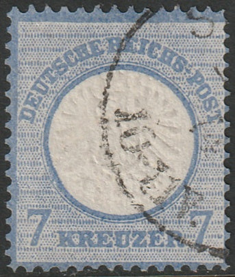 Germany 1872 Sc 24 used light cancel