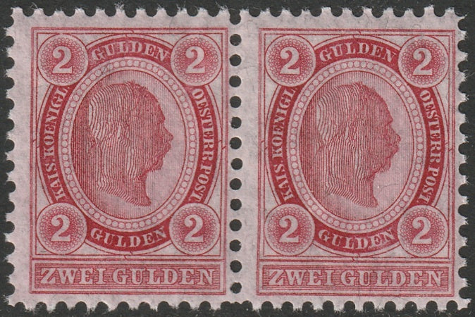 Austria 1890 Sc 64 pair MNH** perf 10.5