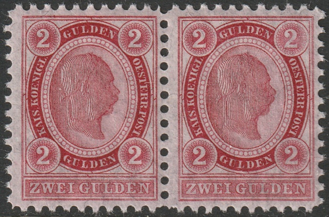 Austria 1890 Sc 64 pair MNH** perf 10.5