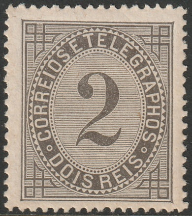 Portugal 1884 Sc 57a MLH* perf 13.5