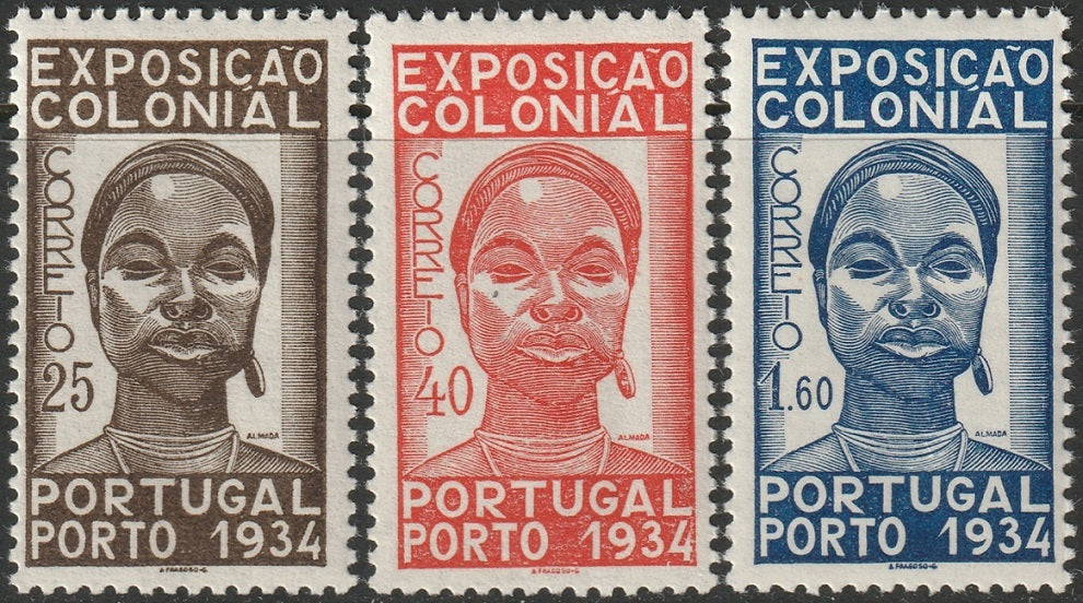 Portugal 1934 Sc 558-60 set MLH*