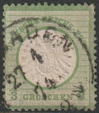 Germany 1872 Sc 15 used [..]Baden cancel signed Sommer