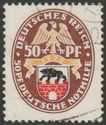 Germany 1928 Sc B27 used