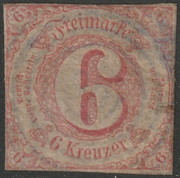 Thurn & Taxis 1860 Sc 49 used