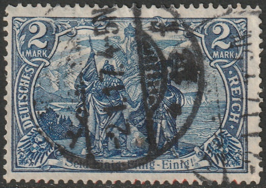 Germany 1916 Sc 93b used tiny thin