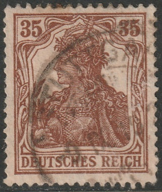 Germany 1919 Sc 101a used Stuffgart cancel lake brown