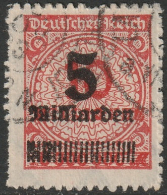 Germany 1923 Sc 319 used rouletted