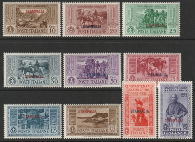 Italy Aegean Stampalia 1932 Sc 17-26 set MLH*