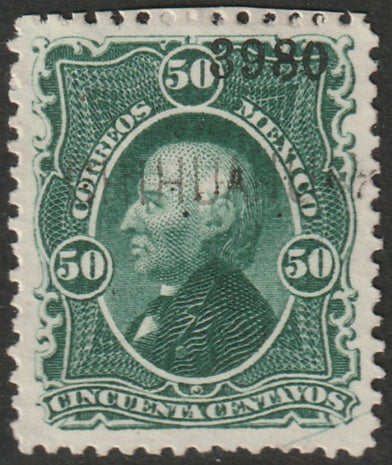 Mexico 1880 Sc 110 MNG(*) "Chihuahua 39 80" overprint