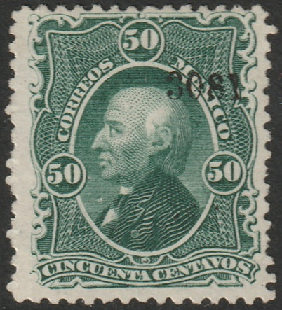 Mexico 1881 Sc 110 MNG(*) "30 81 (La Paz)" overprint