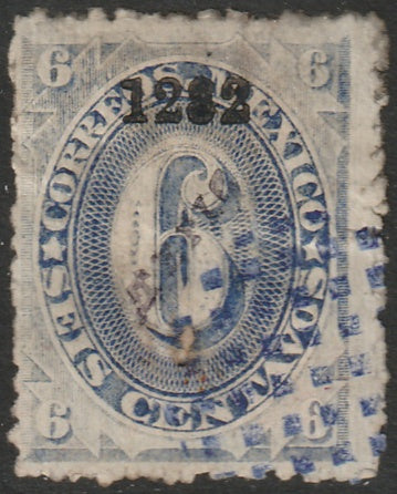 Mexico 1882 Sc 149 used "Tepic 12 82" overprint heavy hinge