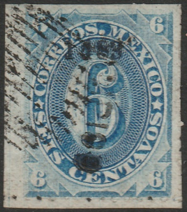 Mexico 1883 Sc 148 used "Tampico 14 83" overprint