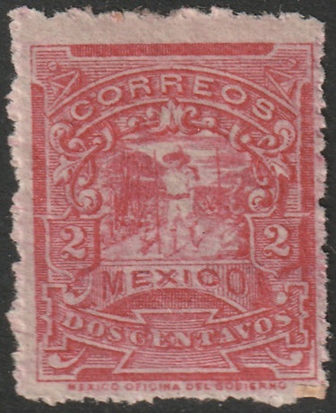 Mexico 1897 Sc 243c MLH* sideways watermark