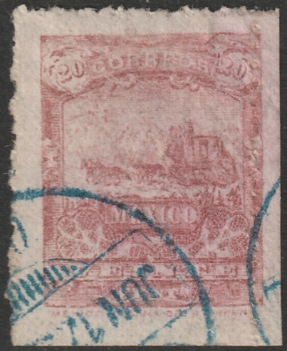 Mexico 1897 Sc 276 used inverted watermark