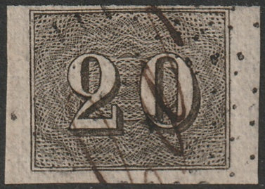 Brazil 1850 Sc 22 used pen cancel