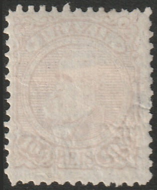 Brazil 1884 Sc 91 MH* small edge thin some disturbed gum