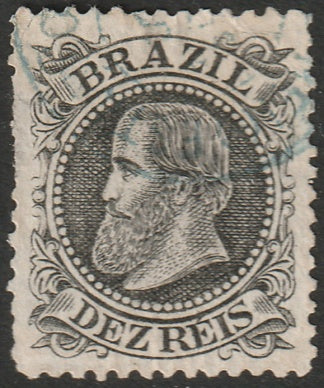 Brazil 1882 Sc 82 used light cancel