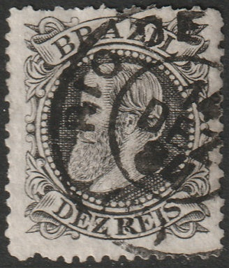 Brazil 1882 Sc 82 used Rio de Janeiro cancel