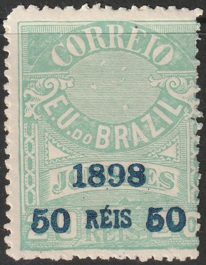 Brazil 1898 Sc 138 MH* tiny thin